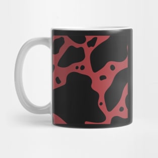 Seamless repeating pattern of abstract organic shapes Mug